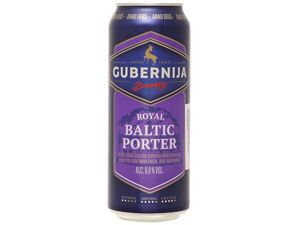 Bia Gubernija Royal Baltic Porter 6,4% - thùng 24, lon 500ml