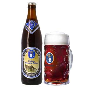 Bia Hofbrau Munchen Schwarze Weisse 5,1% - Thùng 20 chai x 500ml