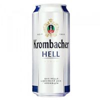 Bia Krombacher Hell 5% - Lon 500ml