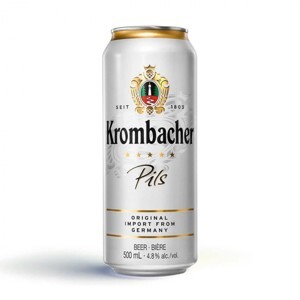 Bia Krombacher Pils 4.8% - Lon 500ml