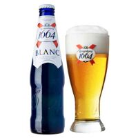 Bia Kronenbourg 1664 Blanc 5% - Chai 330ml, Thùng 24 Chai