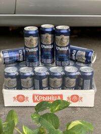 Bia Krynica Original 4,8% Nga - thùng 24 lon x 450ml