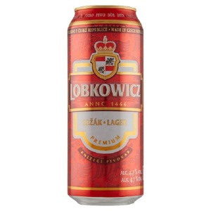 Bia Lobkowicz Lager 4.7% Tiệp - lon 500ml