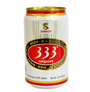 Bia 333 lon 330ml