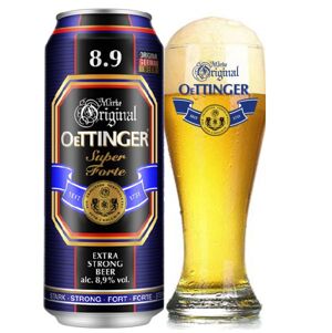 Bia Oettinger nặng 8,9% thùng 24 lon 500ml