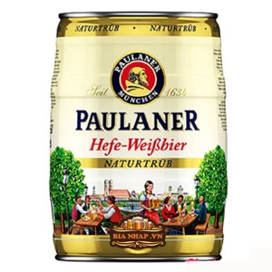 Bia Paulaner Hefe Weissbier 5,5% – Bom 5 Lít