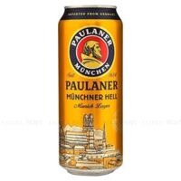 Bia Paulaner Munchner Hell 4.9%  lon 500ml thùng 24 Lon