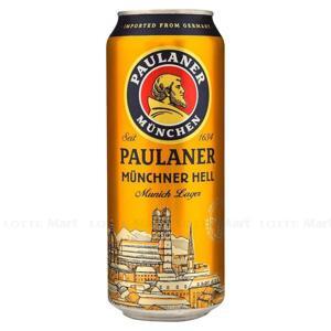 Bia Paulaner Munchner Hell 4.9%  lon 500ml thùng 24 Lon