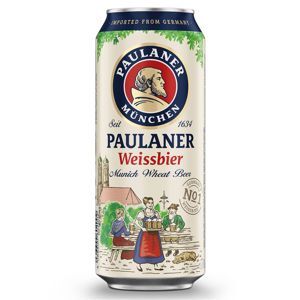 Bia Paulaner Weissbier 5.5% thùng 24 lon 500ml