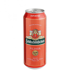 Bia Pháo Đài Feldschlobchen 500ml, 4.9%. Made in Đức