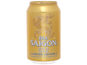 Bia Sài Gòn Gold lon 330ml