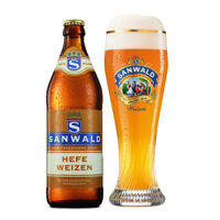 Bia Sanwald Hefe Weizen 4,9% Đức – 20 chai 500ml