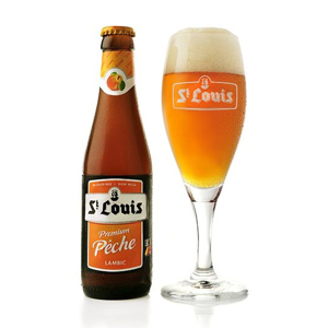 Bia St. Louis Premium Peche 2.6% Bỉ  – chai 250 ml