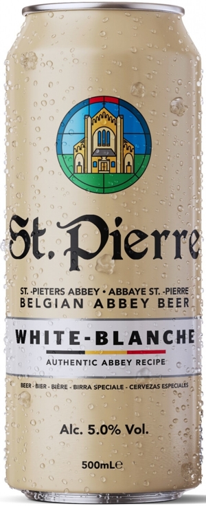 Bia St.Pierre White 5% Thùng 24 lon x 500ml