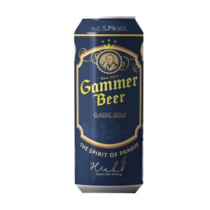 Bia Tiệp Gammer Classic Gold 5.7% - Thùng 12 lon 500ml