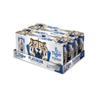 Bia Tiger Platinum Wheat Lager - 24 lon x 330ml