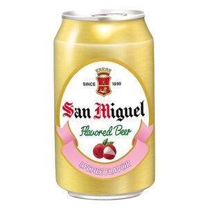 Bia trái cây San Miguel vị vải lon 330ml