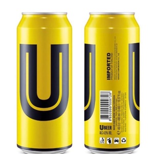 Bia U Beer 5% – 12 Lon 500ml