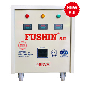 Biến áp tự ngẫu 3 Pha 380V/220V 40KVA – Dây Đồng