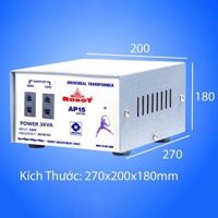 Biến thế đổi điện Robot 1 pha 3KVA (Dây đồng)