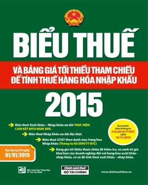 Biểu thuế 2015