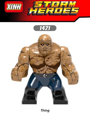 Đồ chơi lắp ghép Bigfig nhân vật siêu anh hùng Thing Fantastic Four Marvel DC X1421