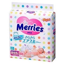 Tã giấy Merries Newborn 88 (NB88) - 88 miếng