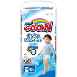 Bỉm - Tã quần Goon nội địa Nhật XL38 cho bé trai