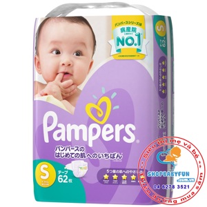 Tã dán Pamper nội địa Nhật S62