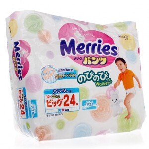 Tã quần Merries XL24 (dành cho trẻ từ 12-22kg)