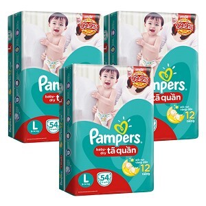 Bỉm quần Pamper L54 (54 miếng)