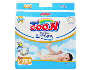 Bỉm - Tã dán Goon Premium size S - 78 miếng (Cho bé 4 - 8kg)