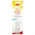 Bình sữa cổ rộng thủy tinh cao su Nuk 240ml