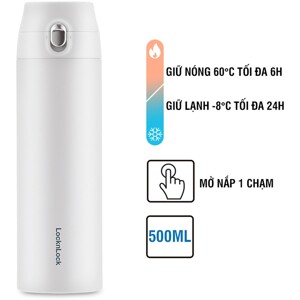 Bình giữ nhiệt Lock&Lock Feather Light One Touch 500ml LHC3257