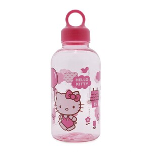 Bình Nước Bằng Nhựa Hello Kitty Balloons Lock&Lock - LKT624B - 530Ml