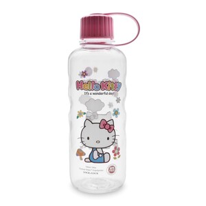 Bình Nước Bằng Nhựa Hello Kitty Wonderful - Lock&Lock - LKT643W - 700Ml