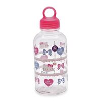 Bình Nước Bằng Nhựa Kitty Heart - Lock&Lock - LKT624H - 530Ml