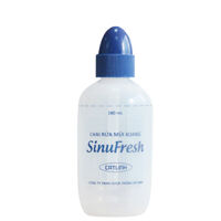 Bình rửa mũi SinuFresh 180 ml + 10 gói muối