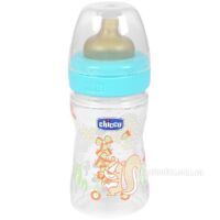 Bình sữa an toàn núm ty cao su Wellbeing Chicco 150ml