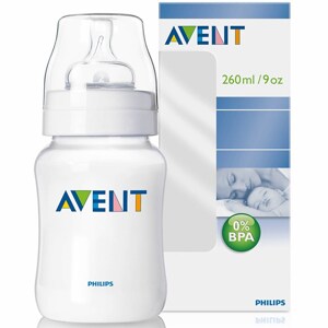 Bình Sữa Avent CR - 260 ml , không có ty