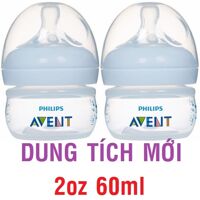 Bình sữa Avent Natural 2012 2oz 60ml