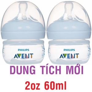 Bình sữa Avent Natural 2012 2oz 60ml