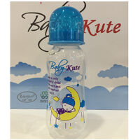 Bình sữa bằng nhựa PP Baby Kute 250ml thân eo