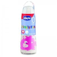 Bình sữa cổ hẹp thuỷ tinh Chicco 120ml