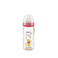 Bình sữa cổ rộng PPSU Plus Gấu Pooh Pigeon - 240ml