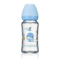 Bình sữa cổ rộng thủy tinh Kuku KU5865 - 240ml