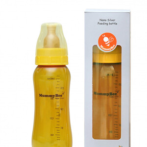 Bình sữa cổ thường MummyBee Nano Silver 250ml