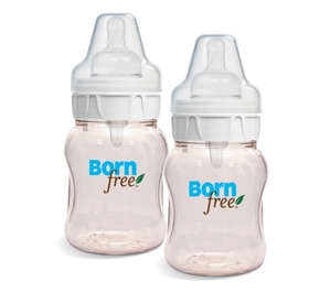 Bộ 2 bình sữa nhựa Pes Born Free 260ml