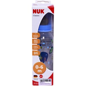 Bình sữa nhựa Nuk cổ hẹp 240ml 741606