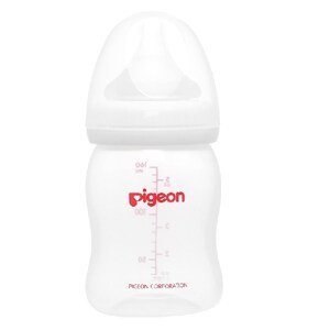 Bình sữa nhựa PP Pigeon Plus SoftTouch siêu mềm 160 ml